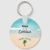 Keys aan de Cabana-Sleutelhanger Sleutelhanger (Achterkant)