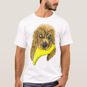 Keys & Banana, de dwergspaniël T-shirt (Voorkant)