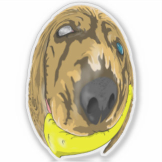 Keys & Banana, de miniatuur cocker spaniel 2 Sticker