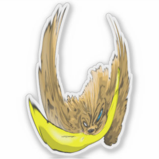 Keys & Banana, de miniatuur cocker spaniel 4 Sticker