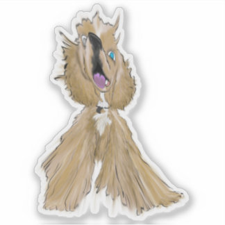 Keys & Banana, de miniatuur cocker spaniel 5 Sticker