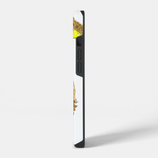 Keys & Banana, de miniatuur cocker spaniël iPhone Hoesje (Linkerkant)