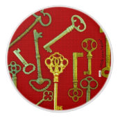 Keys Ceramic Knob Keramische Knop (Voorkant)