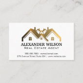 Keys City Logo | Goudhuisjes Visitekaartje (Achterkant)