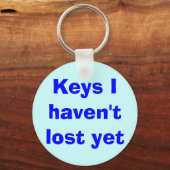 Keys die ik nog niet kwijt ben sleutelhanger (Voorkant)