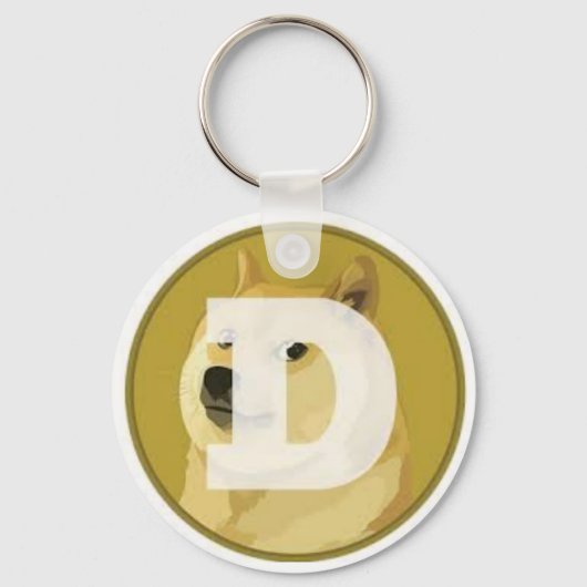 keys dogecoins sleutelhanger (Voorkant)