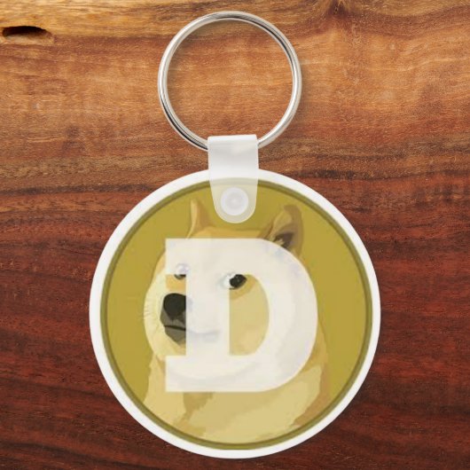 keys dogecoins sleutelhanger (Voorkant)