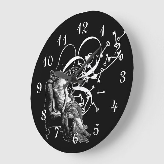 Keys en zachte vleugels grote klok (Hoek)