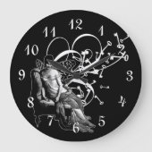 Keys en zachte vleugels grote klok (Voorkant)