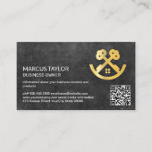 Keys House Logo | Visitekaartje QR-code (Voorkant)