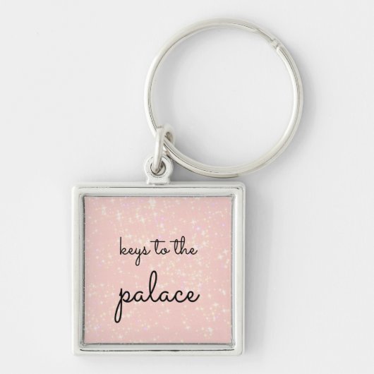 Keys naar de Palace Girly Pink-Sleutelhanger Sleutelhanger (Voorkant)
