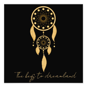 Keys naar het land van dromen, droomvanger foto afdruk