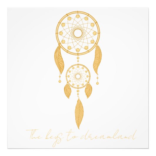 Keys naar het land van dromen, droomvanger foto pr foto afdruk (Voorkant)