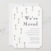 Keys Nieuwe Home Aankondiging & Uitnodiging (Voorkant)