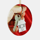 Keys voor een nieuw huis! keramisch ornament (Rechts)