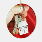 Keys voor een nieuw huis! keramisch ornament (Links)
