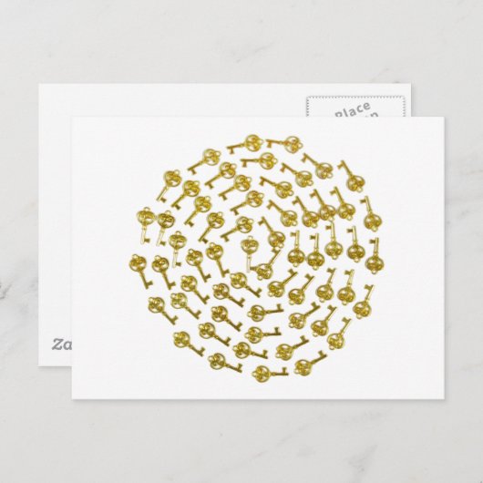 KeysSuccessSpiral032809 Briefkaart (Voorkant / Achterkant)