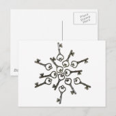 KeysSuccessStarBurst0328093 Briefkaart (Voorkant / Achterkant)