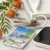 Keystick van acryl CAGOU (Cagou-Style) Sleutelhanger (Voorkant Rechts)