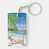 Keystick van acryl CAGOU (Cagou-Style) Sleutelhanger (achterkant)