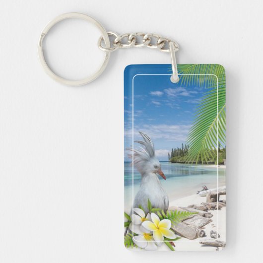 Keystick van acryl CAGOU (Cagou-Style) Sleutelhanger (Voorkant)