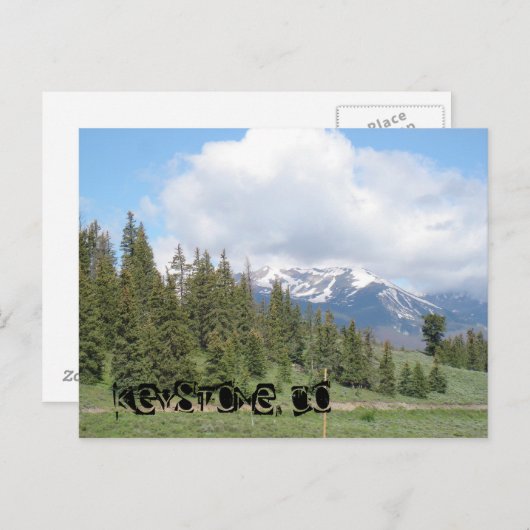 Keystone, CO Briefkaart (Voorkant / Achterkant)