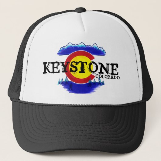Keystone Colorado art flag local pet (Voorkant)