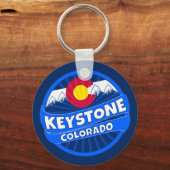 Keystone Colorado berg barst sleutelhanger (Voorkant)