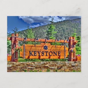 Keystone Colorado-briefkaart Briefkaart