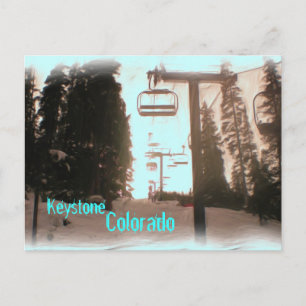 Keystone Colorado-briefkaart Briefkaart