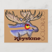 Keystone Colorado elk briefkaart (Voorkant)