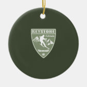 Keystone Colorado Keramisch Ornament (Voorkant)