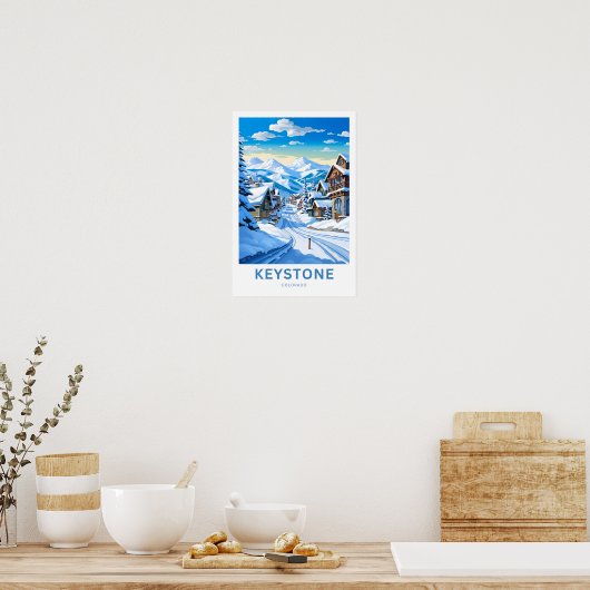 Keystone Colorado Reisprint Poster (Keuken)
