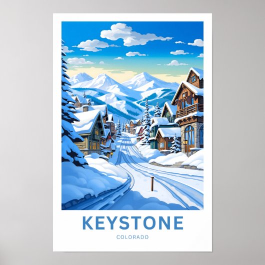 Keystone Colorado Reisprint Poster (Voorkant)