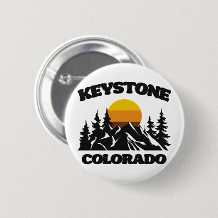 Keystone, Colorado Ronde Button 5,7 Cm