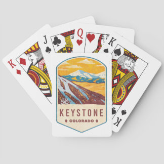 Keystone Colorado Ski Badge Pokerkaarten