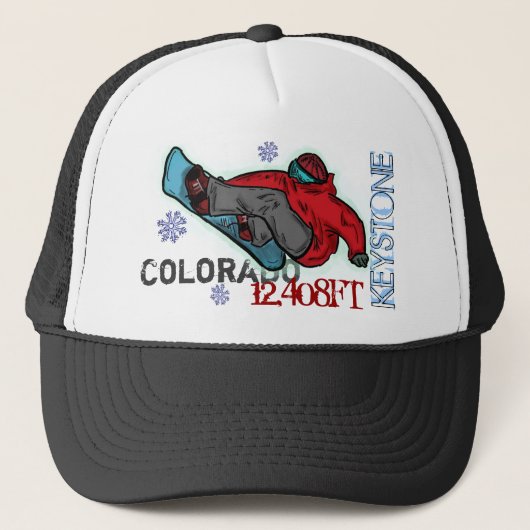 Keystone Colorado snowboard elevation pet (Voorkant)