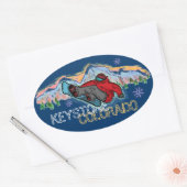 Keystone Colorado snowboarder berg stickers (Envelop)