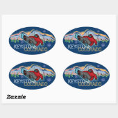 Keystone Colorado snowboarder berg stickers (Vel)