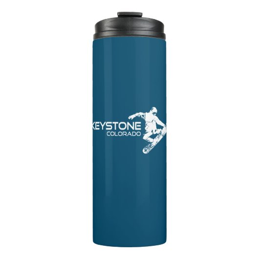 Keystone Colorado Snowboarder Thermosbeker (Voorkant)