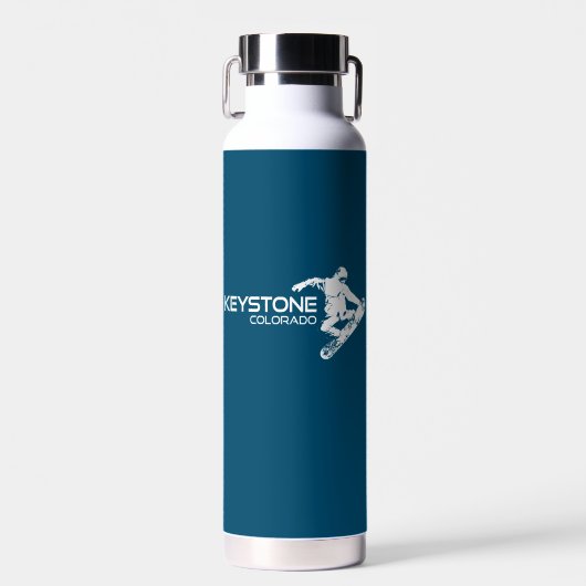 Keystone Colorado Snowboarder Waterfles (Voorkant)