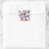 Keystone Colorado vlag elk ontwerp stickers (Tas)