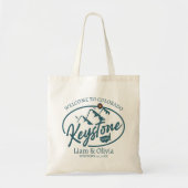 Keystone Colorado Wedding Welcome Canvas tas (Voorkant)