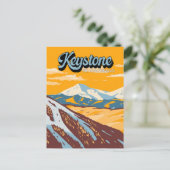 Keystone Colorado Winter Ski Area Briefkaart (Staand voorkant)