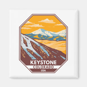 Keystone Colorado Winter Ski Area Magneet