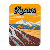 Keystone Colorado Winter Ski Area  Magneet (Verticaal)