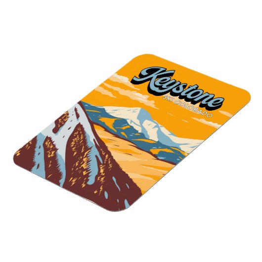 Keystone Colorado Winter Ski Area  Magneet (Linkerzijde)