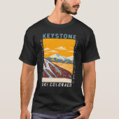 Keystone Colorado Winter Ski Area  T-shirt (Voorkant)