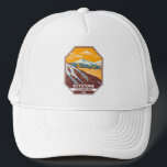Keystone Colorado Winter Ski Area Trucker Pet<br><div class="desc">Het ontwerp van de Keystone Winter-kunst toont het winterlandschap.</div>