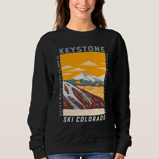 Keystone Colorado Winter Ski Area  Trui (Voorkant)